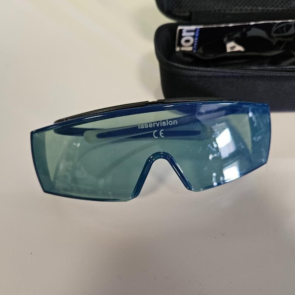 LASER OVERZETBRIL DYNA GUARD F18.P1F01  laserbescherming, Ophalen, Zo goed als nieuw