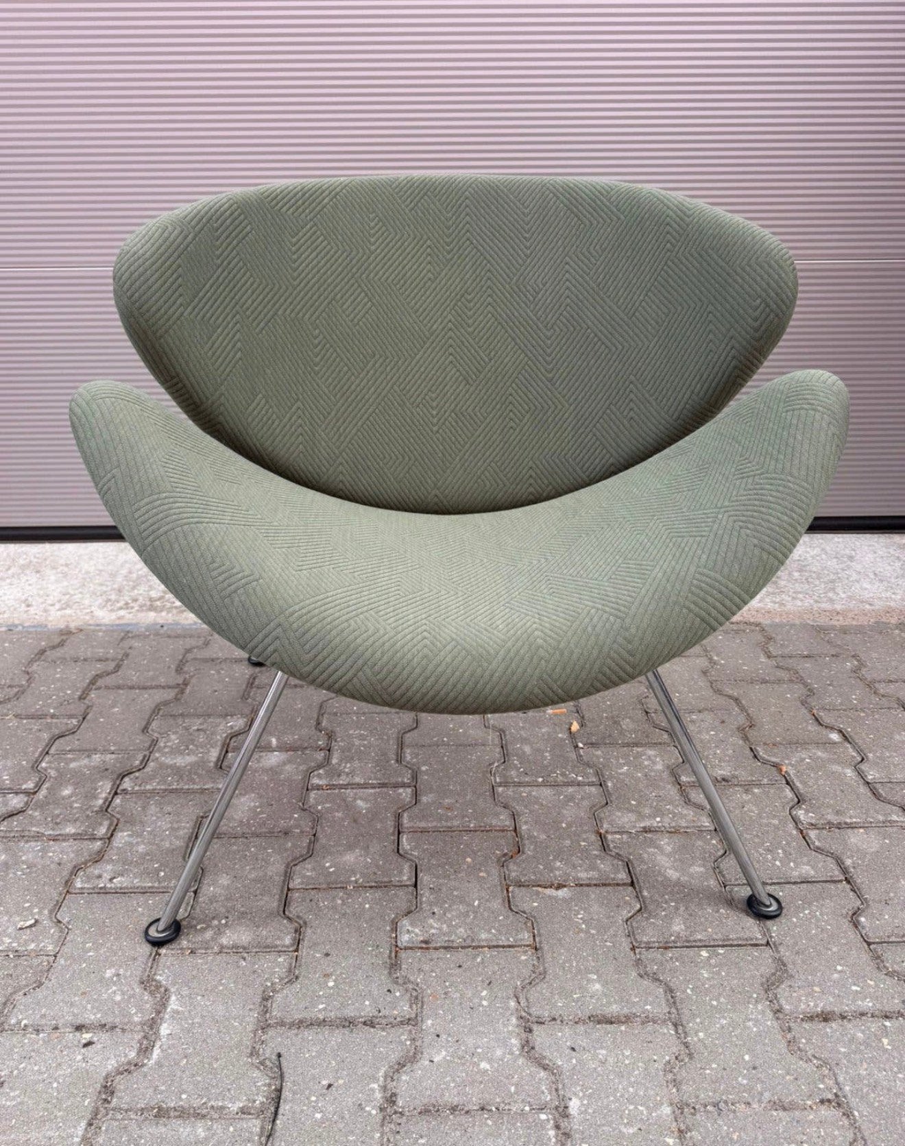 Artifort Orange Slice fauteuil F437B - Pierre Paulin, Luxe design, Nieuw, 75 tot 100 cm, 75 tot 100 cm