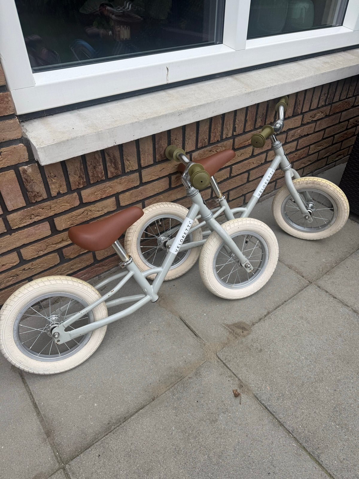 2x Veloretti loopfietsjes - Perfect voor tweelingen!, Ophalen, Gebruikt, Minder dan 16 inch