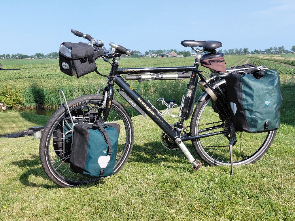 Robuuste toerfiets voor fietsvakanties, Fietsen en Brommers, Fietsen | Dames | Sportfietsen en Toerfietsen, Ophalen, Gebruikt