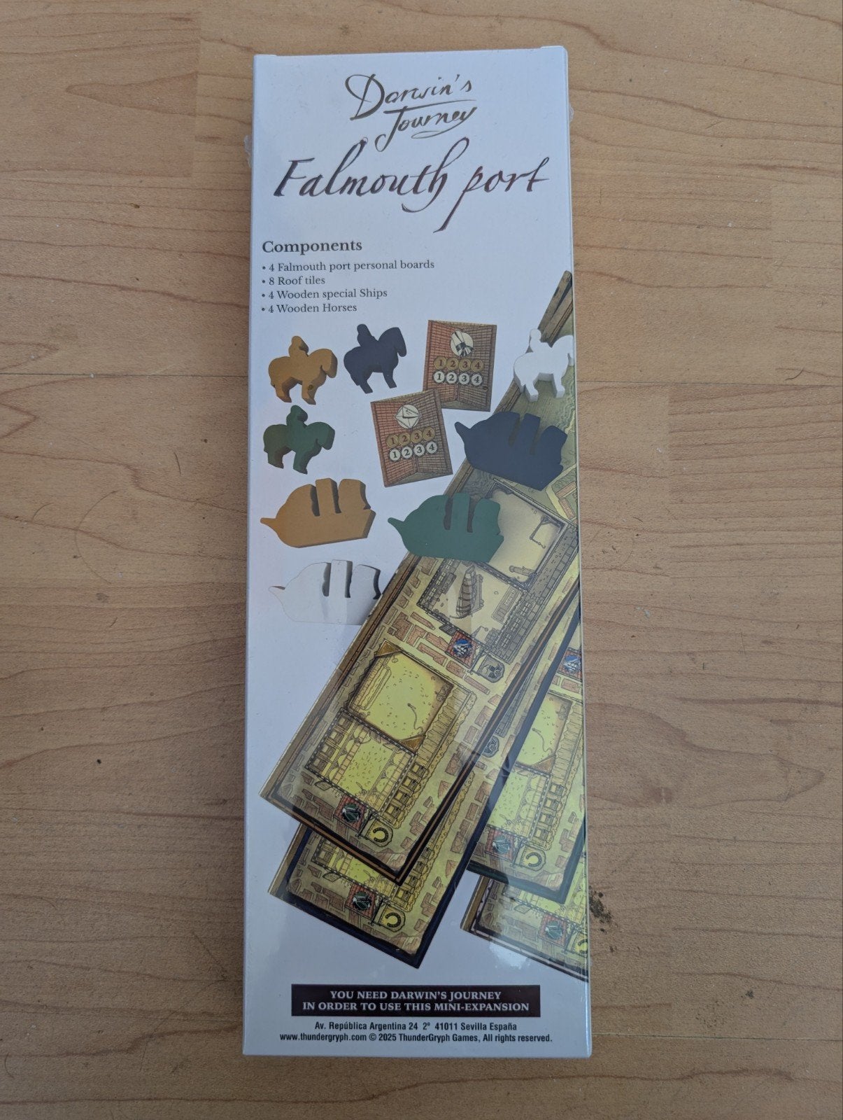 Darwin's Journey: Falmouth Port uitbreiding (nieuw), Hobby en Vrije tijd, Een of twee spelers, Ophalen of Verzenden, Nieuw, Thundergryph Games