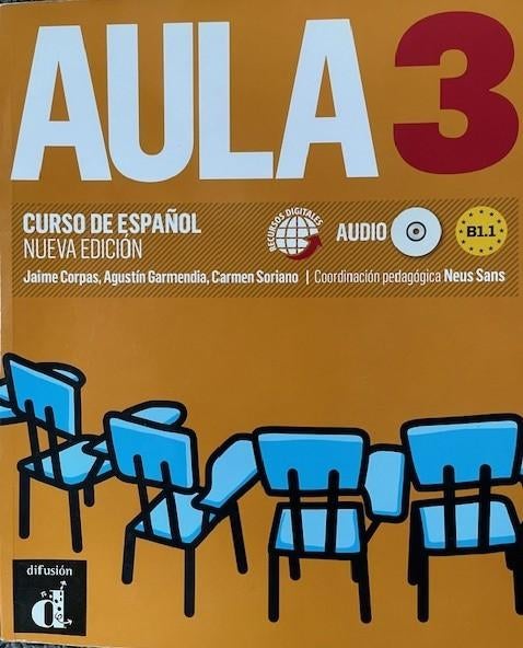Aula 3 leerboek Spaans, Ophalen of Verzenden, Zo goed als nieuw