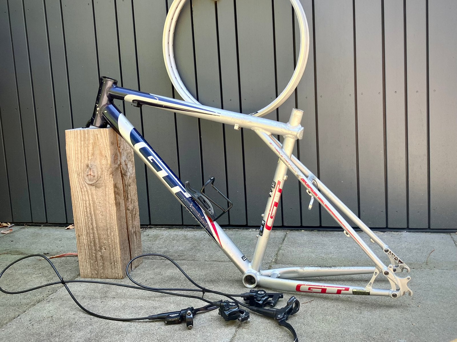 GT MTB frame + onderdelen, Fietsen en Brommers, 49 tot 53 cm, Ophalen, Gebruikt, Overige merken