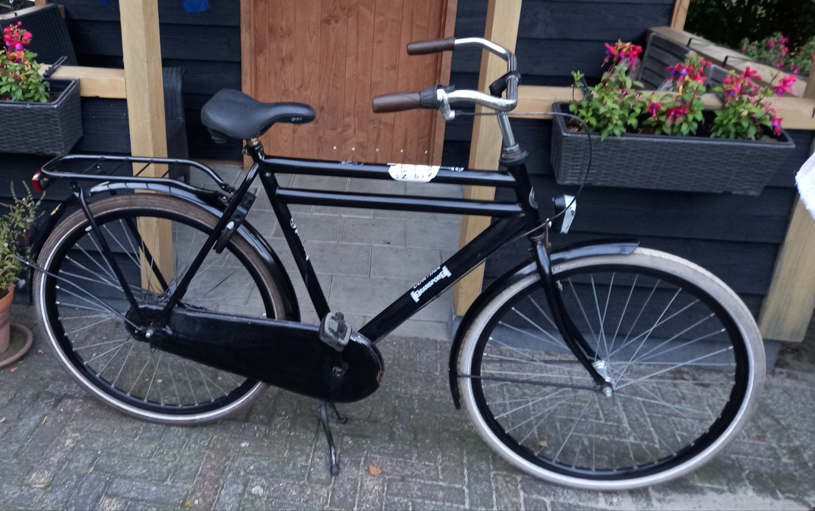 Jongensfiets/Herenfiets 61 cm hoog frame, Ophalen, 26 inch of meer, Versnellingen