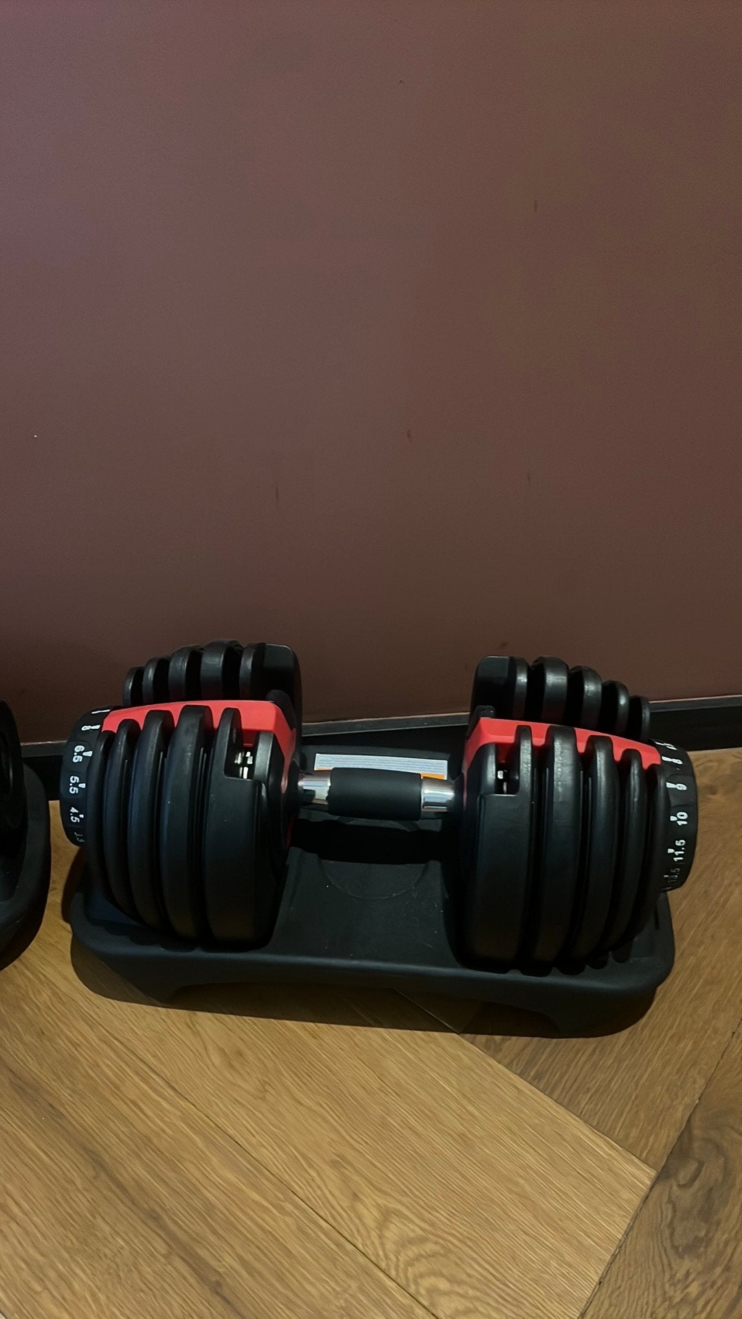 Verstelbare dumbelss, Sport en Fitness, Fitnessmaterialen, Ophalen of Verzenden, Zo goed als nieuw