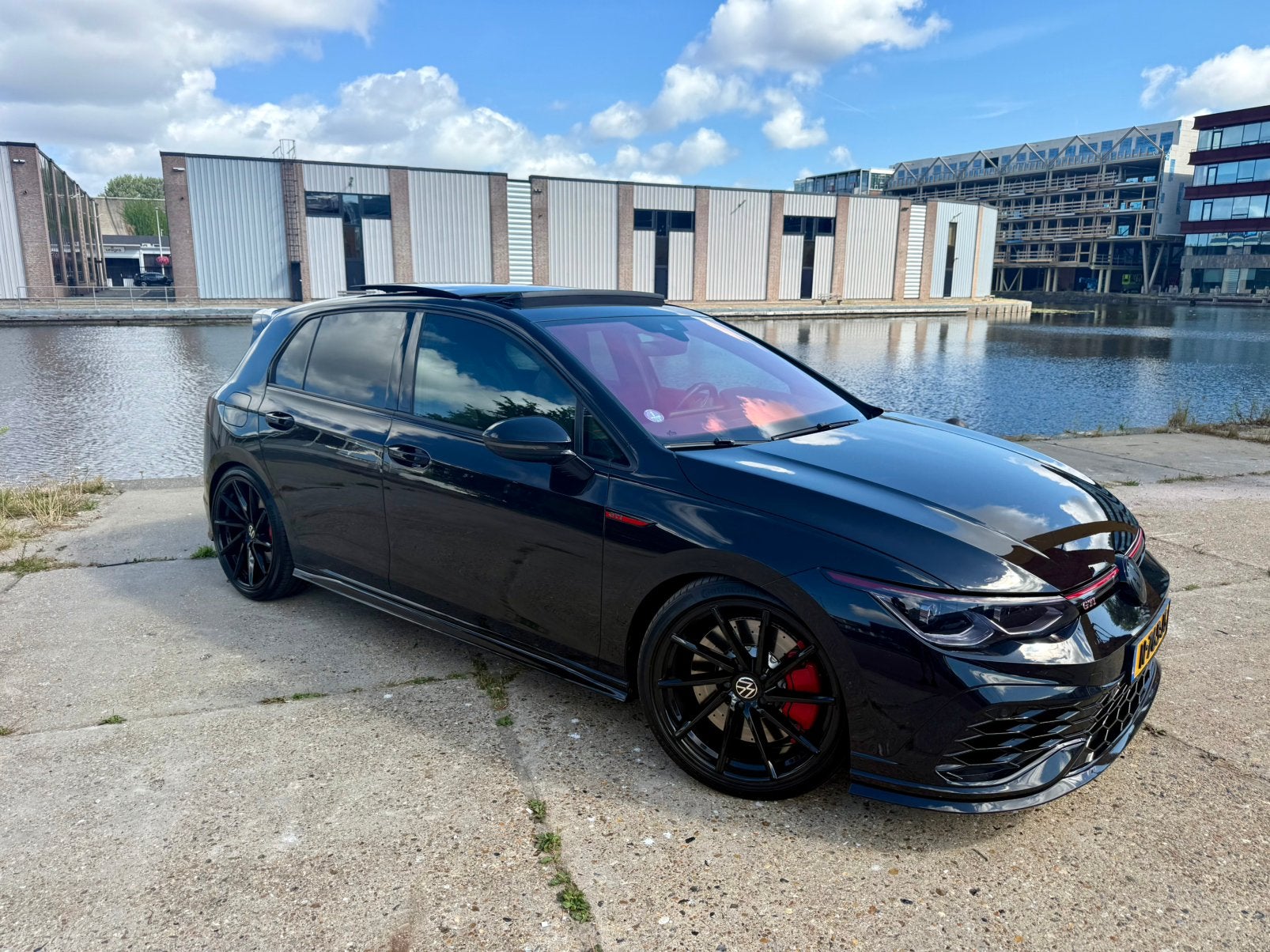 Volkswagen Golf GTI Clubsport 2.0 TSI PANO H&K 450pk, Auto's, Volkswagen, 4 cilinders, 1984 cc, Zwart, 14 km/l