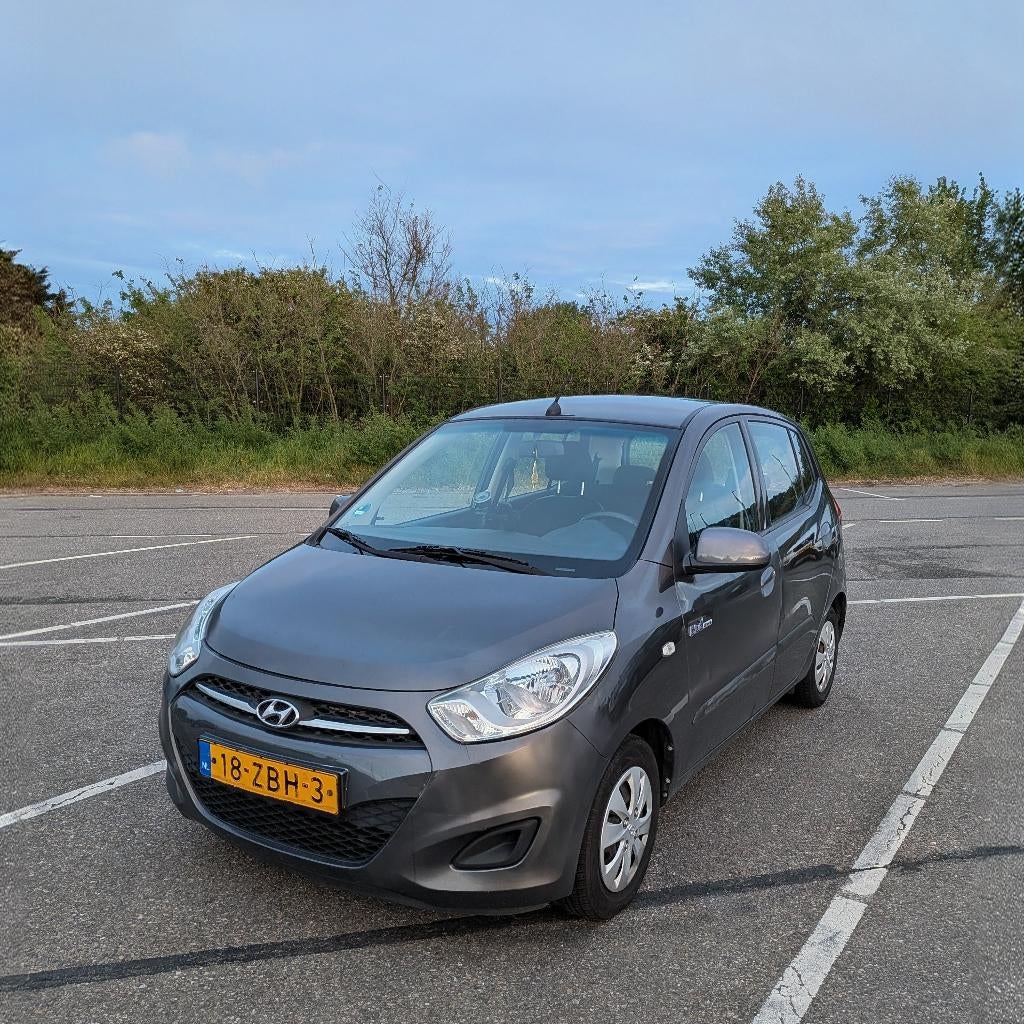 Hyundai i10 1.0 | 2012 | Grijs, 163K KM, Airco, APK sep 2026, Auto's, Hyundai, Voorwielaandrijving, Euro 5, Stof, 31 €/maand