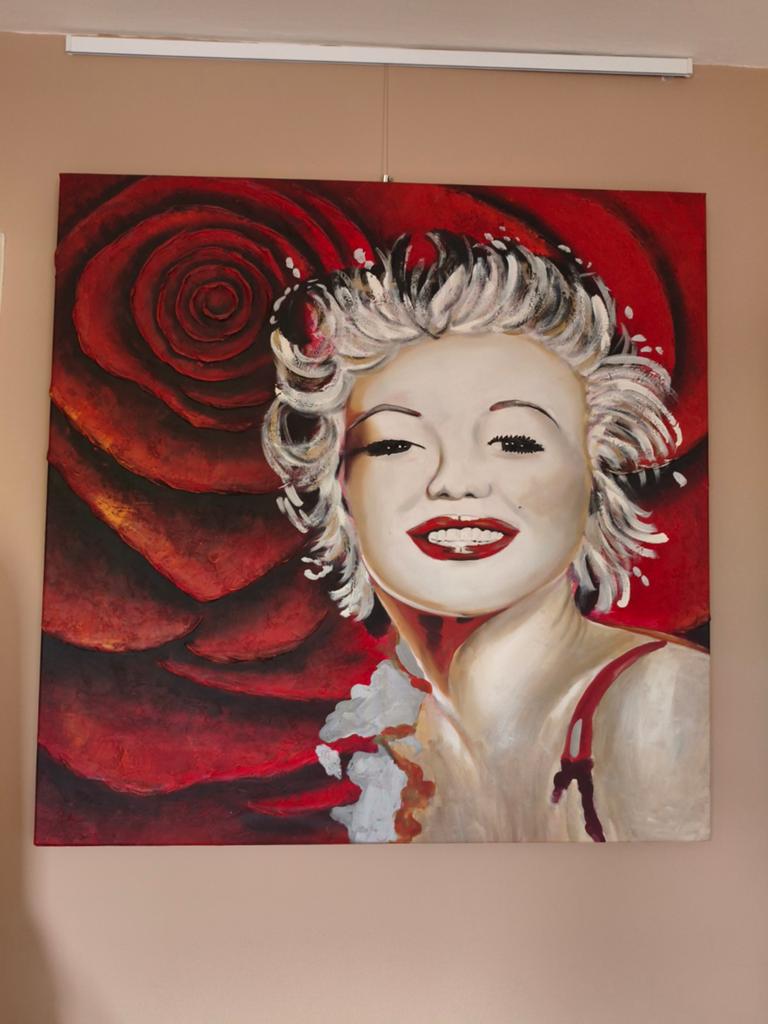 Marilyn Monroe Schilderij - Pop Art Stijl, Ophalen of Verzenden