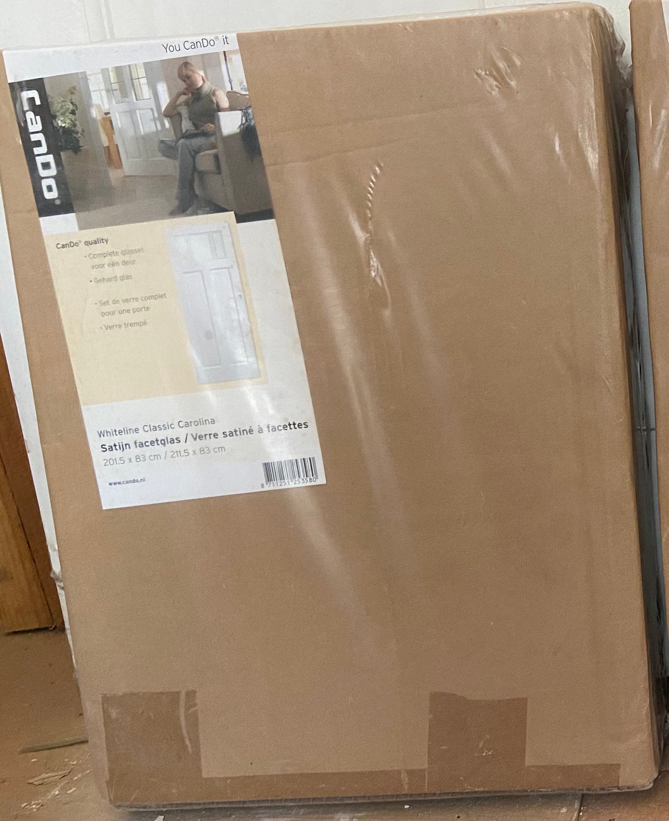 Glasset voor CanDo binnendeur, Doe-het-zelf en Verbouw, Deuren en Horren, Ophalen, Minder dan 80 cm, Overige typen, Minder dan 200 cm