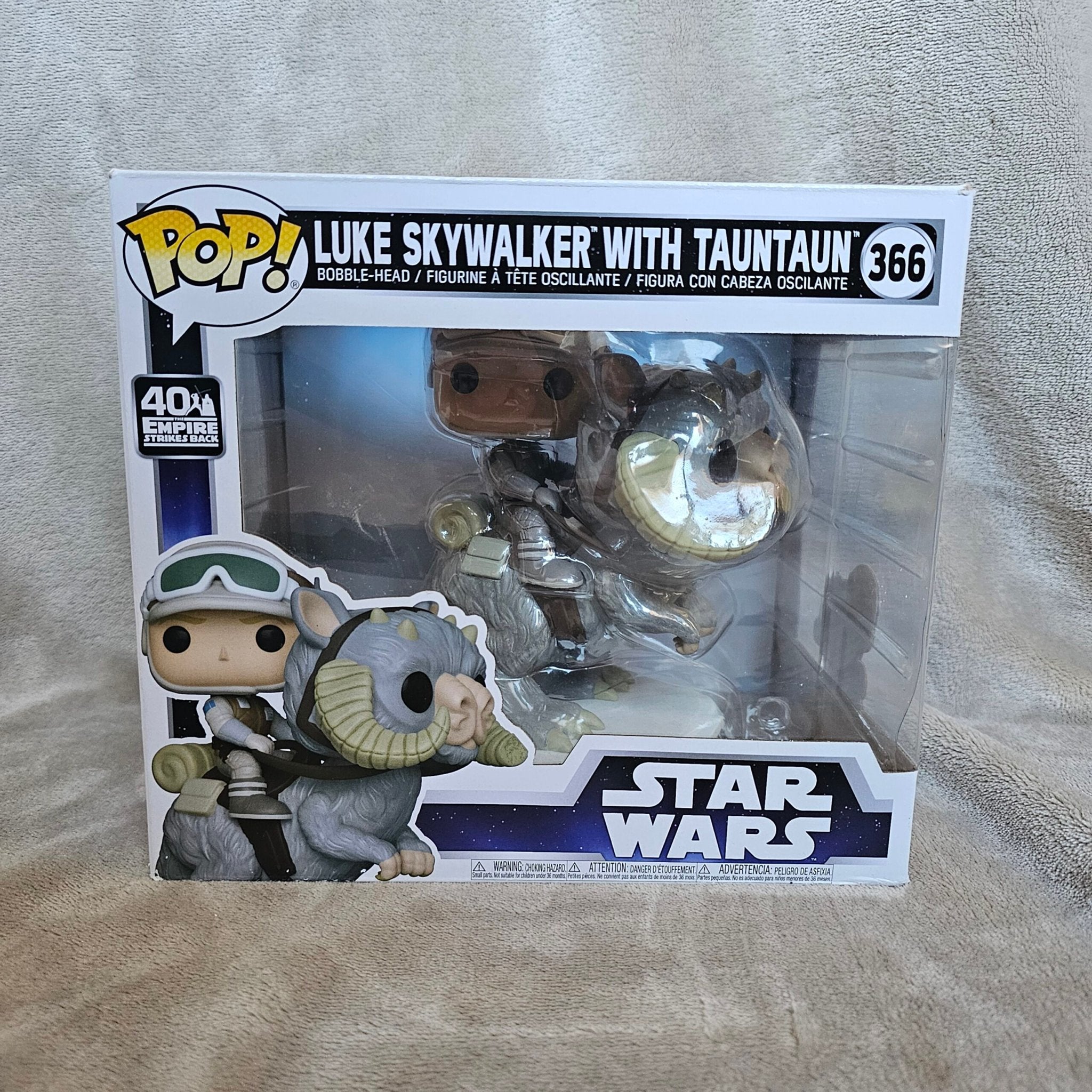 Funko Pop! Deluxe Star Wars Luke Skywalker with Taun Taun, Gebruikt, Funko, Onbekend, Ophalen of Verzenden