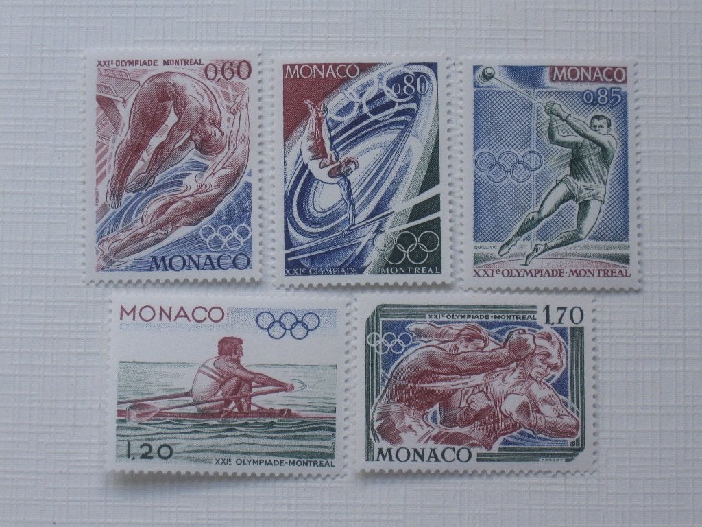 Monaco, Ophalen, Overige landen, Postfris