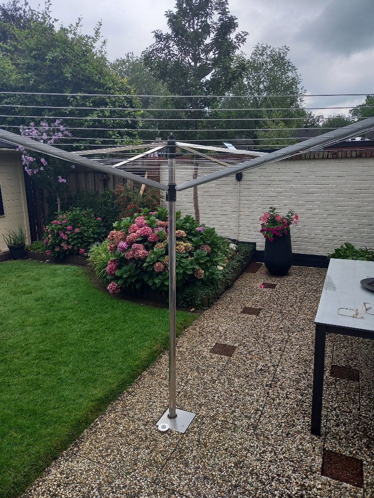 Brabantia Droogmolen Lift-O-Matic 50M, Tuin en Terras, Droogmolens en Wasrekken, Ophalen, Zo goed als nieuw, Droogmolen