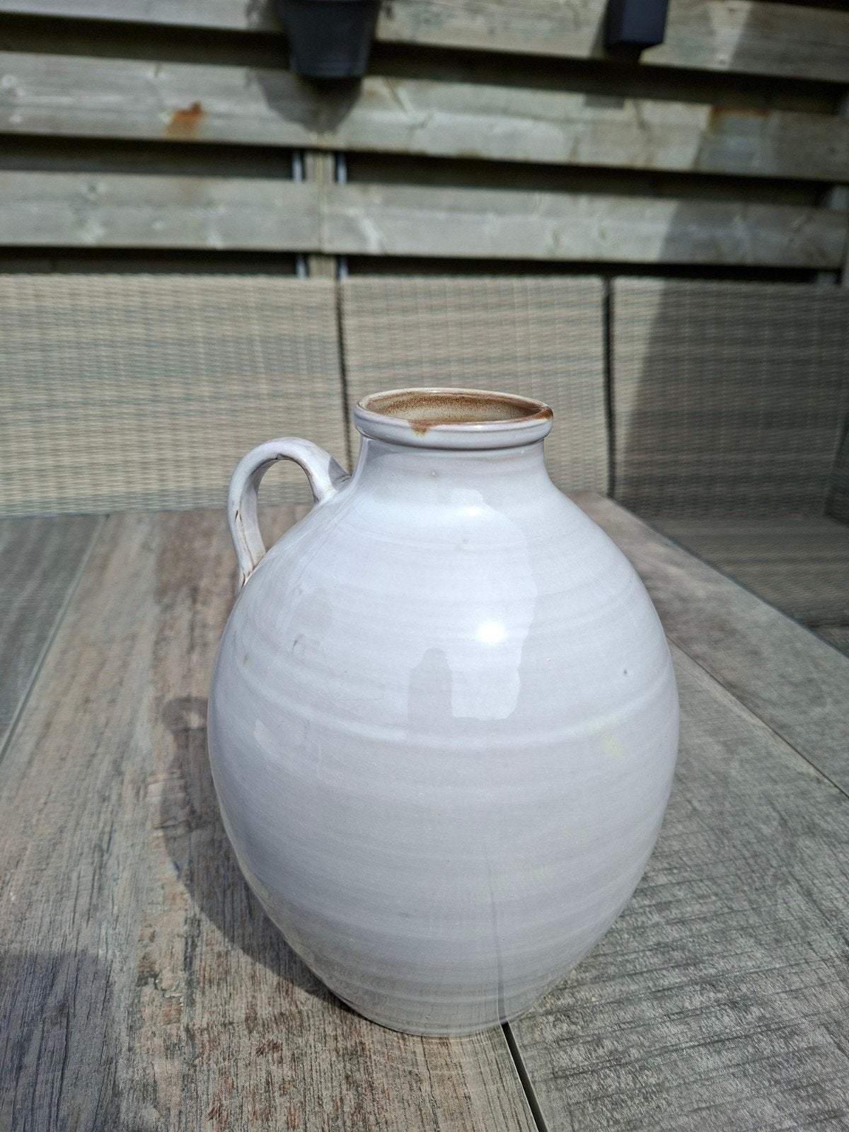 Vintage Fris Edam kruik, 20 cm hoog, Ophalen of Verzenden
