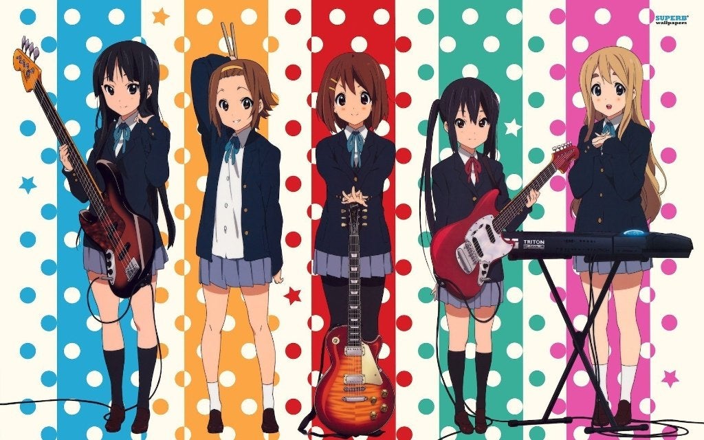 k-on / k on figuurtjes te koop.  origineel en netjes., Ophalen, Gebruikt