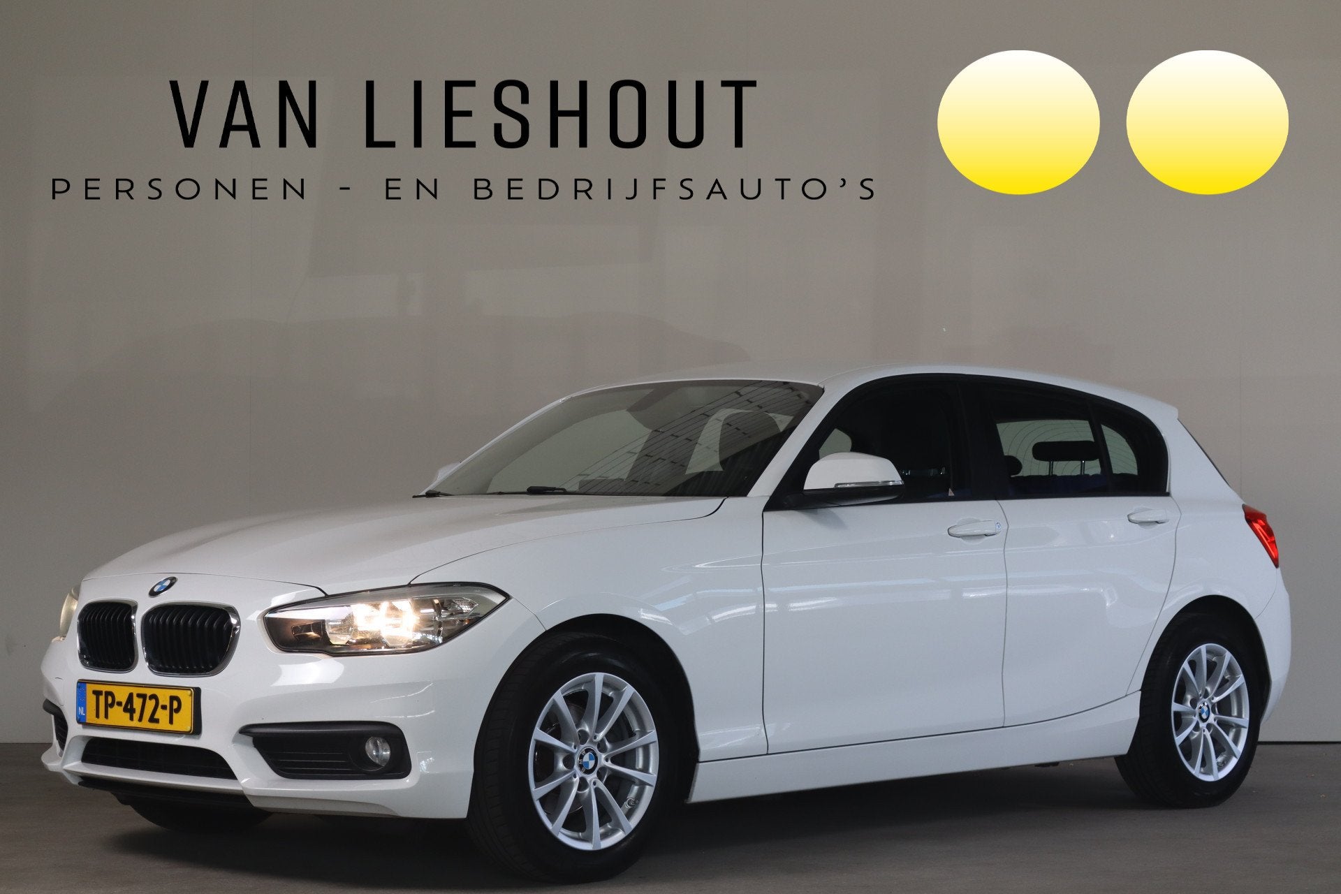 BMW 1-serie 118i Corporate Lease Climate I Keyless S I Parks, Auto's, Gebruikt, Wit, Origineel Nederlands, Bedrijf