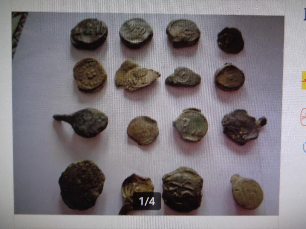 lot verschillende 17/18eeuwse Zegel Loden, Ophalen of Verzenden