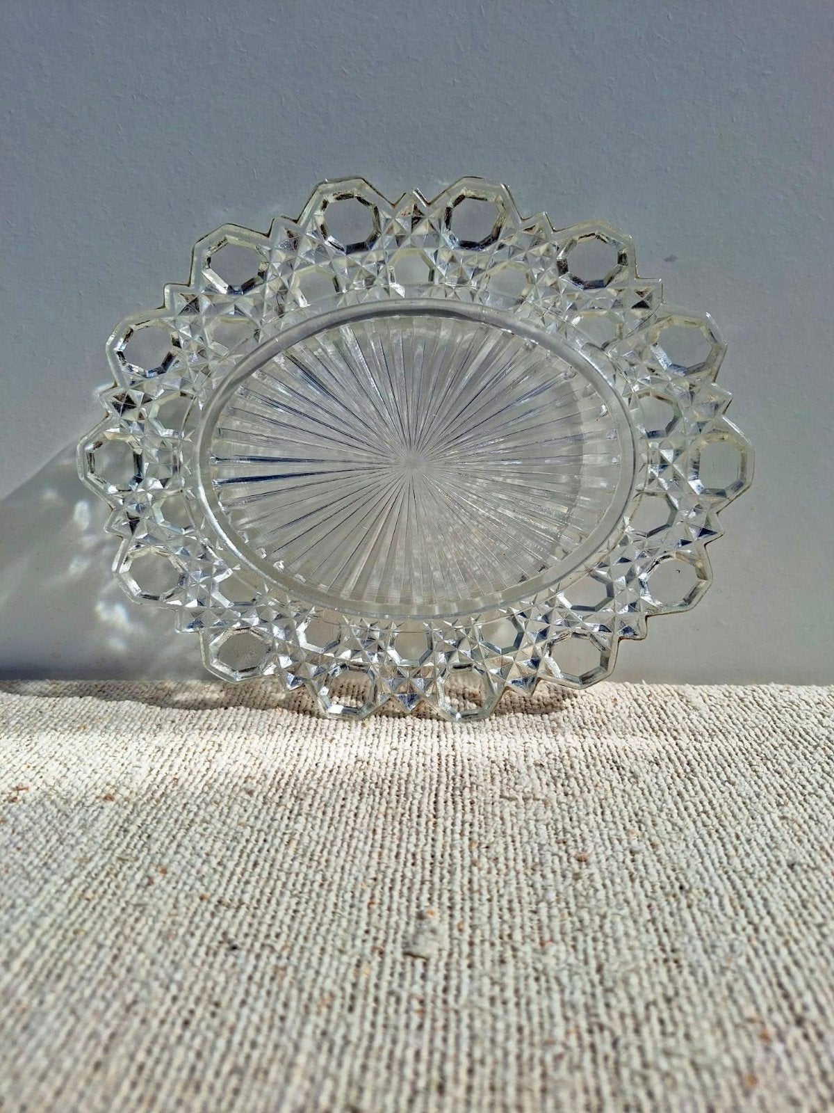 vintage glazen schaaltje, Ophalen of Verzenden