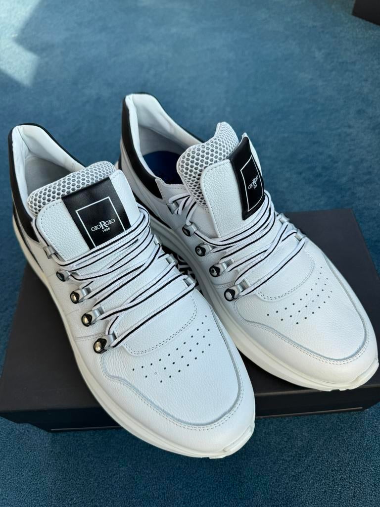 NIEUW Giorgio 1958 Sneakers EU 45 Wit, Kleding | Heren, Schoenen, Verzenden, Wit, Nieuw, Sneakers of Gympen