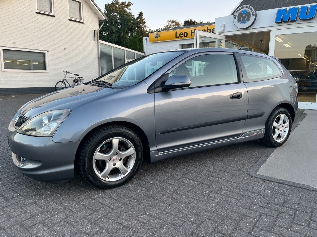 Honda CIVIC 1.4LS SILVERSTONE, AUT,AIRCO, uitstekende staat!, Auto's, Honda, Gebruikt, 4 cilinders, 1396 cc, 49 €/maand