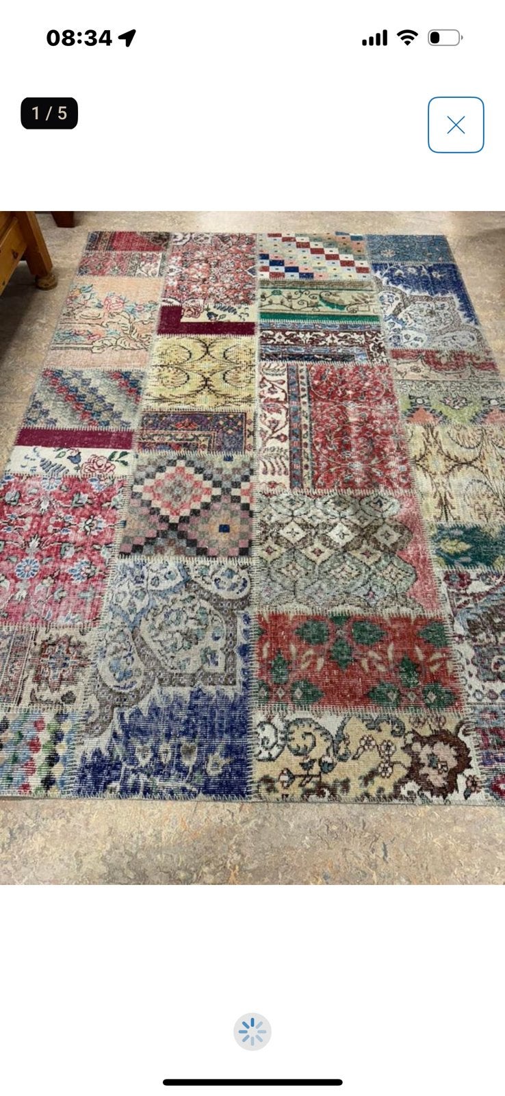 Patchwork tapijt, Ophalen of Verzenden, Zo goed als nieuw, Rechthoekig, 200 cm of meer