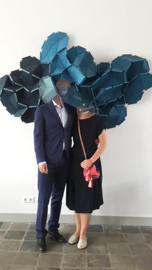 Clouds Bouroullec Kvadrat Akoestisch, Wandsculptuur, Gebruikt, Geluiddempend, Textiel