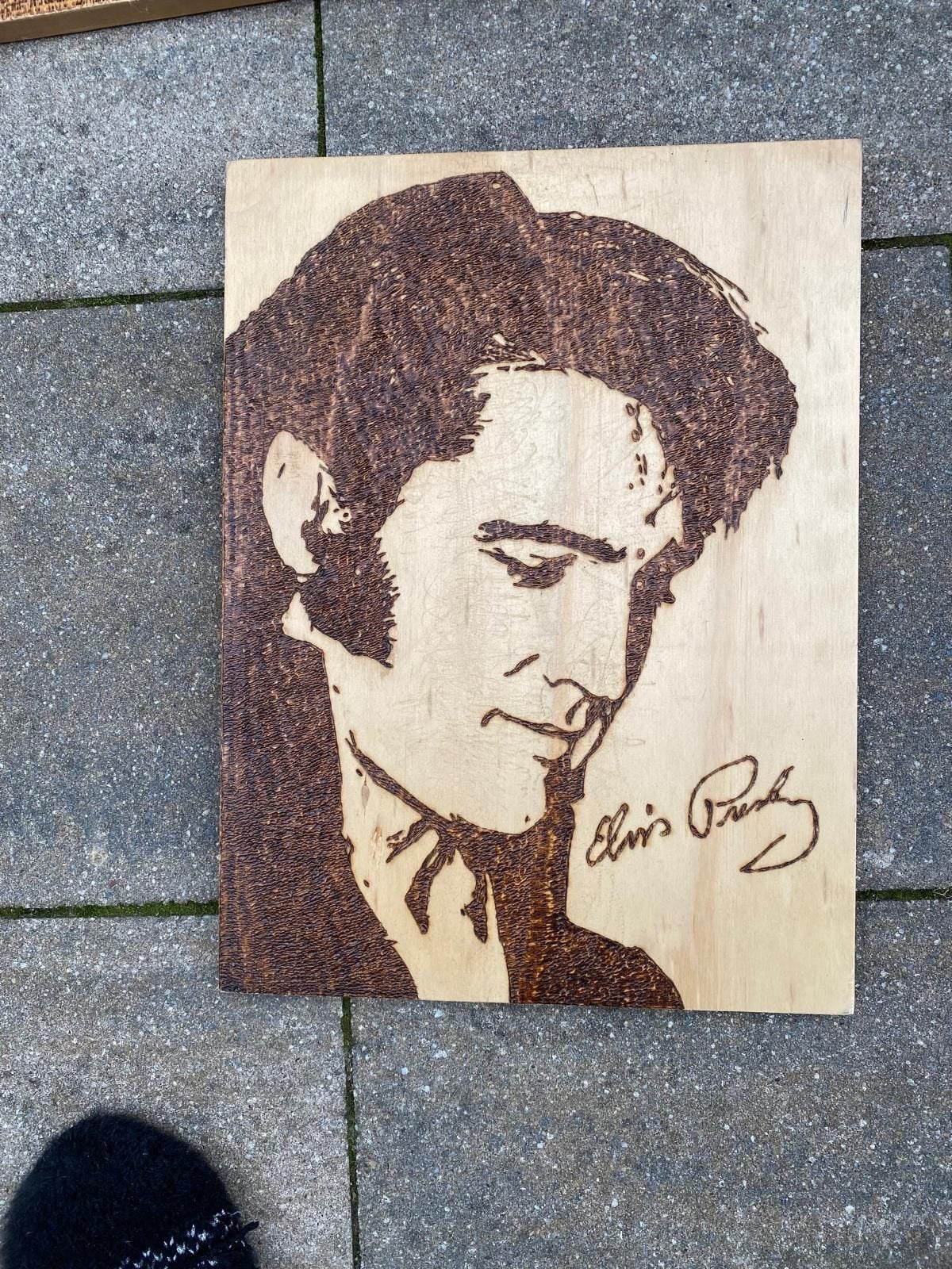 Pyrografie / houtbrand kunstwerken, Ophalen, Hout, Handgemaakt, Nieuw