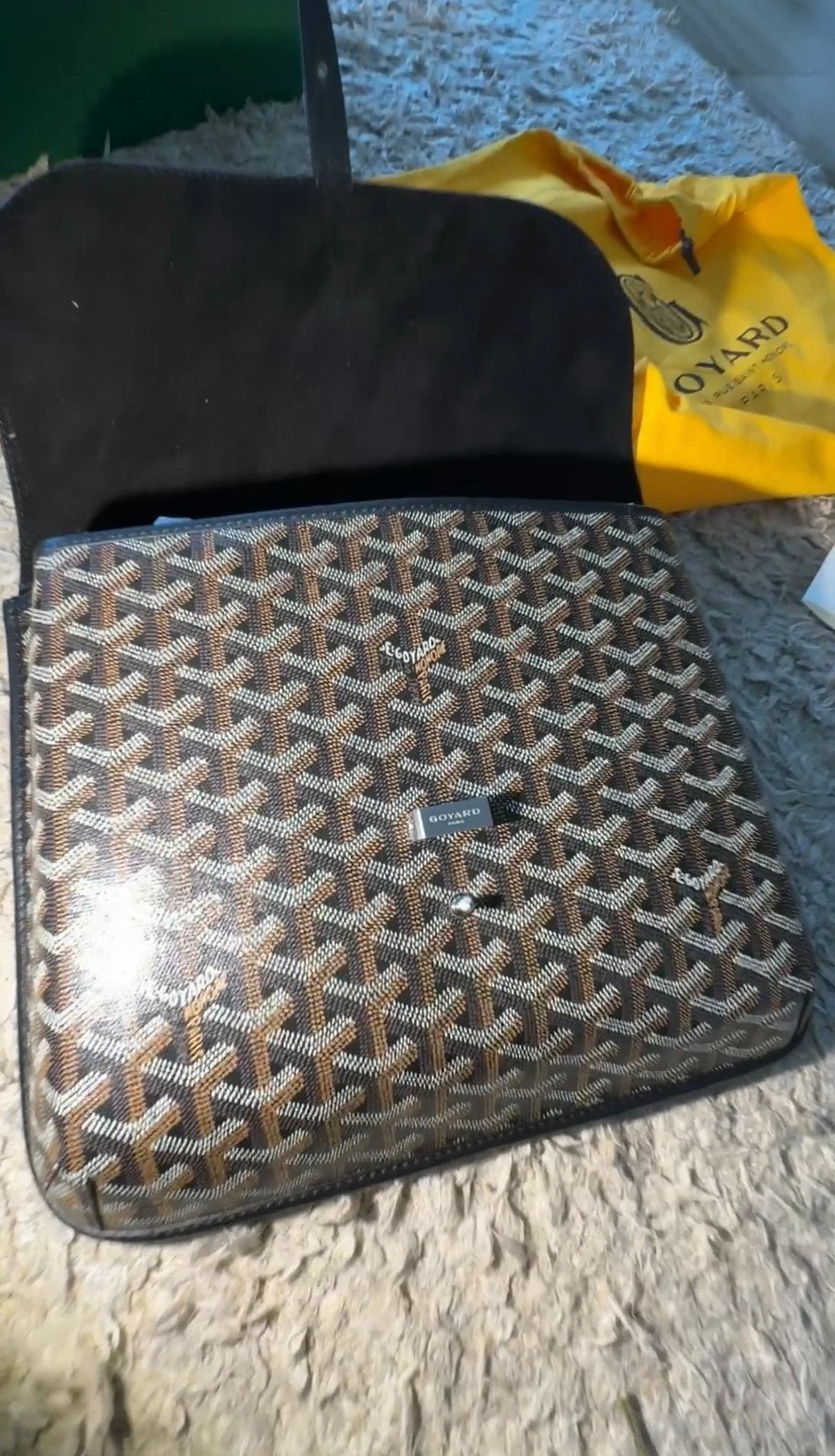goyard heren tas coursier + GARANTIE, Sieraden, Tassen en Uiterlijk, Overige merken, Zwart, Nieuw, Ophalen of Verzenden