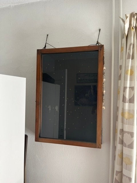 Knopenkast, medaillekast, vitrinekast, Ophalen, Gebruikt, 50 tot 100 cm, 25 tot 50 cm