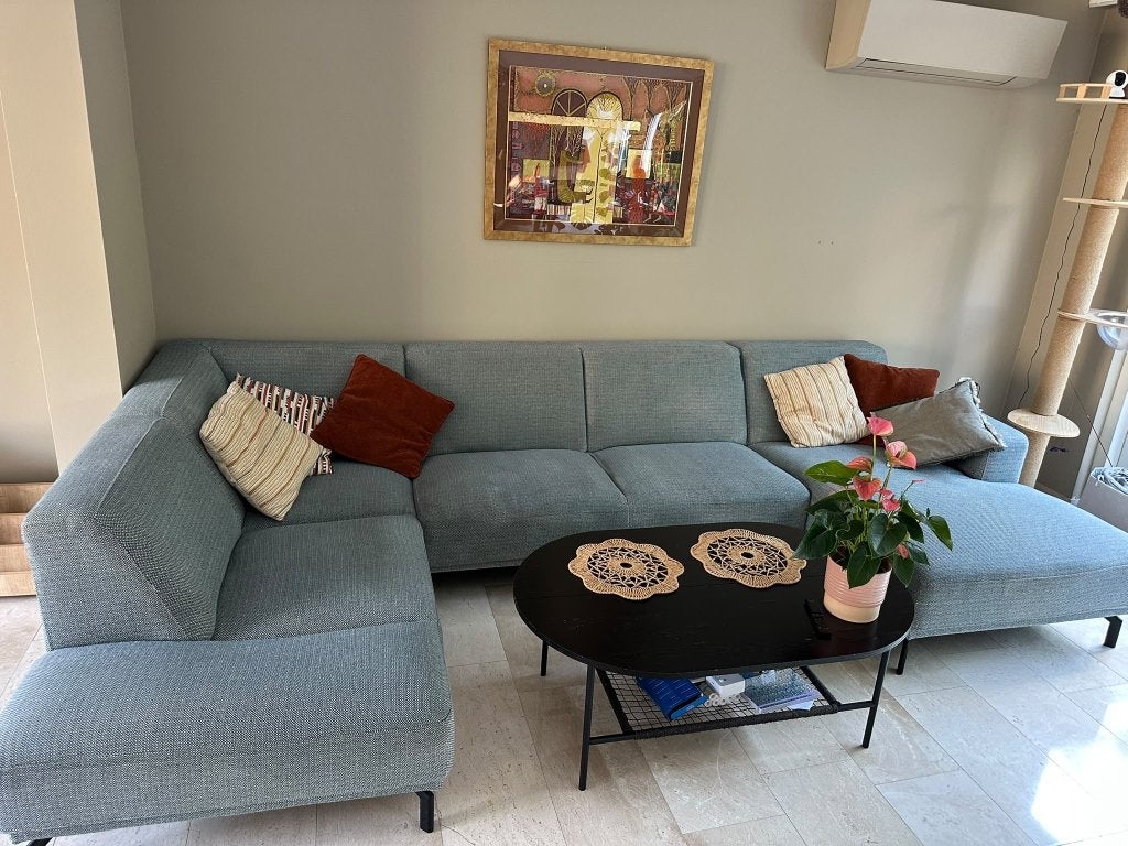 Comfortabele Hoekbank - Zo goed als nieuw, Ophalen, Modern en comfortabel, Hoekbank, 300 cm of meer