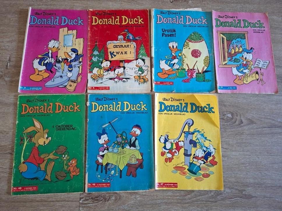 Donald Duck weekbladen jaargang 1968, Boeken, Stripboeken, Meerdere stripboeken, Ophalen of Verzenden, Gelezen