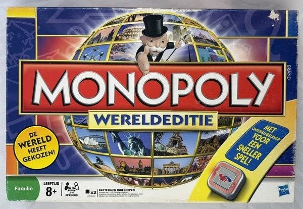 Monopoly wereld editie bordspel Hasbro 2008