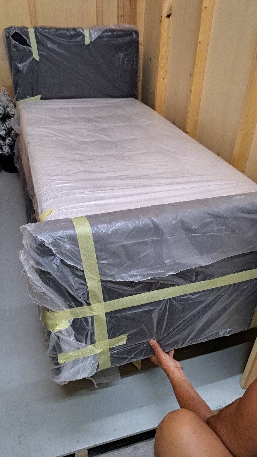 Extra lang 1-persoons bed, Ophalen, 100 cm, Eenpersoons, 210 cm