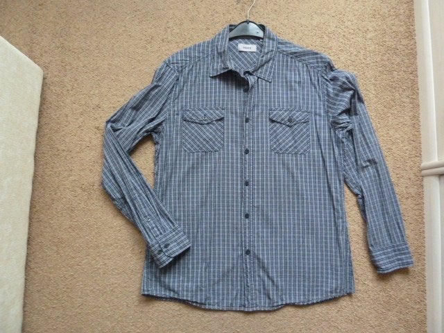 Mexx blauw overhemd maat XL splinternieuw, Ophalen of Verzenden, Nieuw, Blauw, Halswijdte 43/44 (XL)