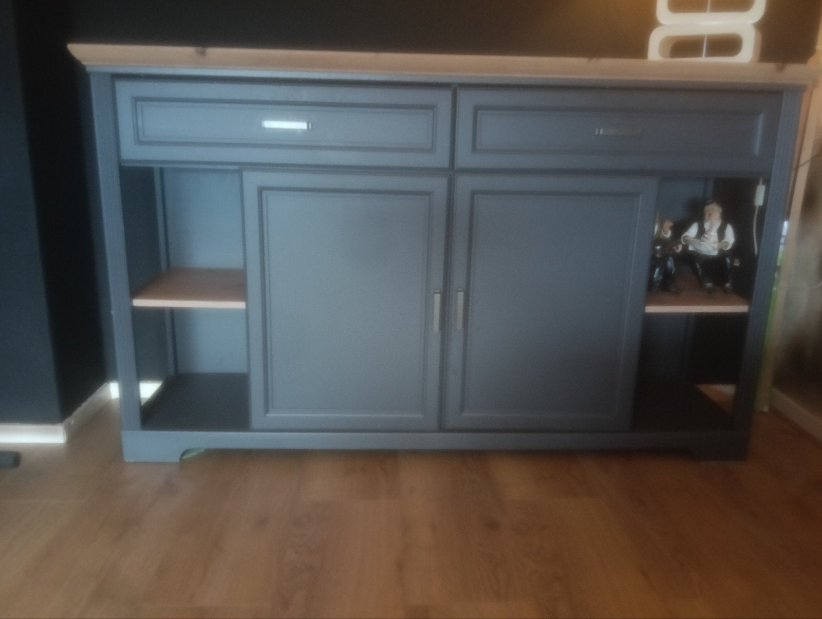 dressoirkast en wijnkast, Ophalen, Met deur(en), 150 tot 200 cm, Zo goed als nieuw