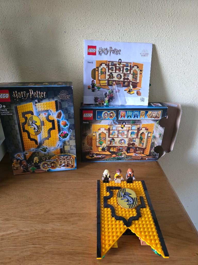 76412 – Huffelpuf Zaal (banier set), Gebruikt, Lego, Harry Potter, Ophalen of Verzenden