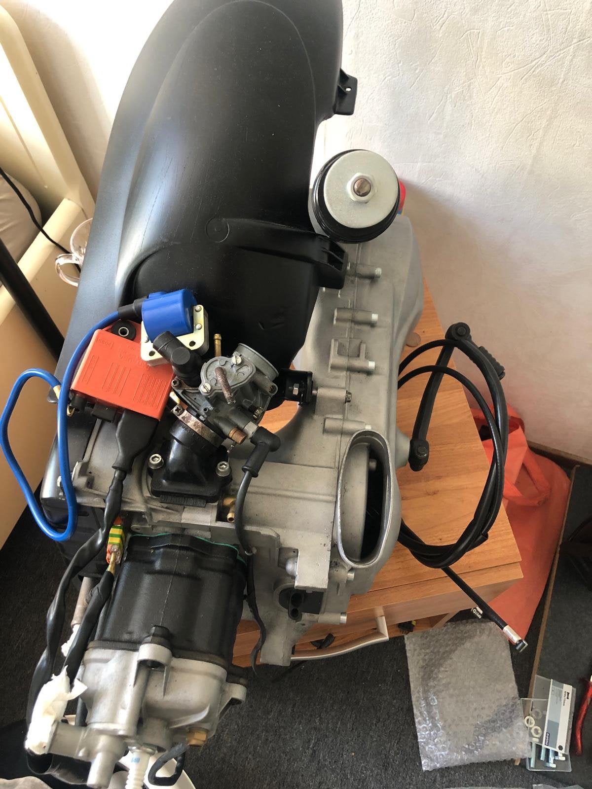 Hexagon 125cc 2t blok zgn, Ophalen of Verzenden, Zo goed als nieuw, Kart