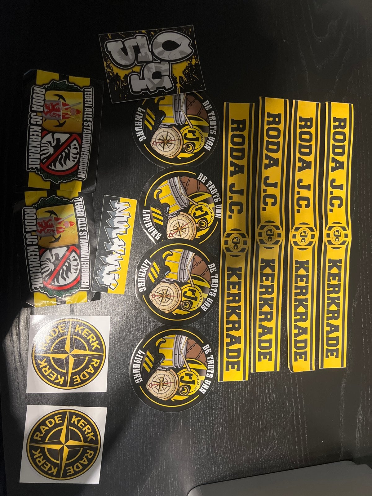 Roda JC Kerkrade stickers, Ophalen of Verzenden, Nieuw, Sport