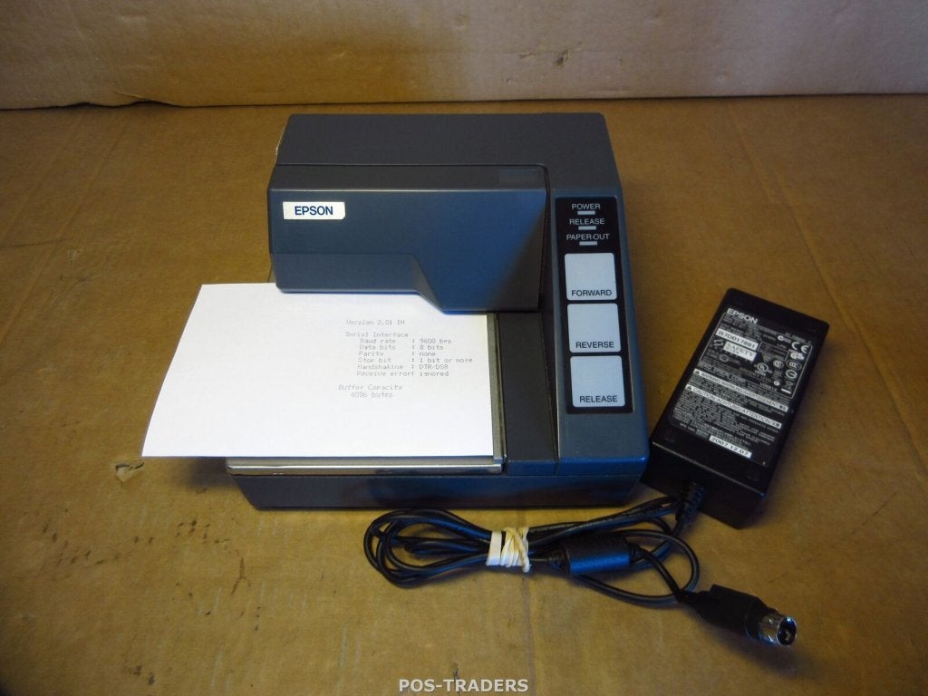 Epson TM-U295 M66SA POS Slip Receipt Printer Matrix SERIEEL, Computers en Software, Niet ingevuld, Zwart-en-wit printen, Gebruikt