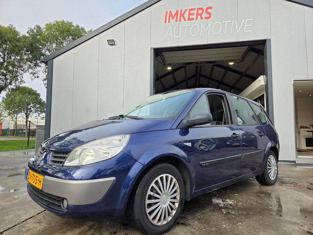 Renault Grand Scénic 1.6-16V Authentique 7 PERSOONS, Auto's, Renault, Voorwielaandrijving, Stof, Gebruikt, Zwart
