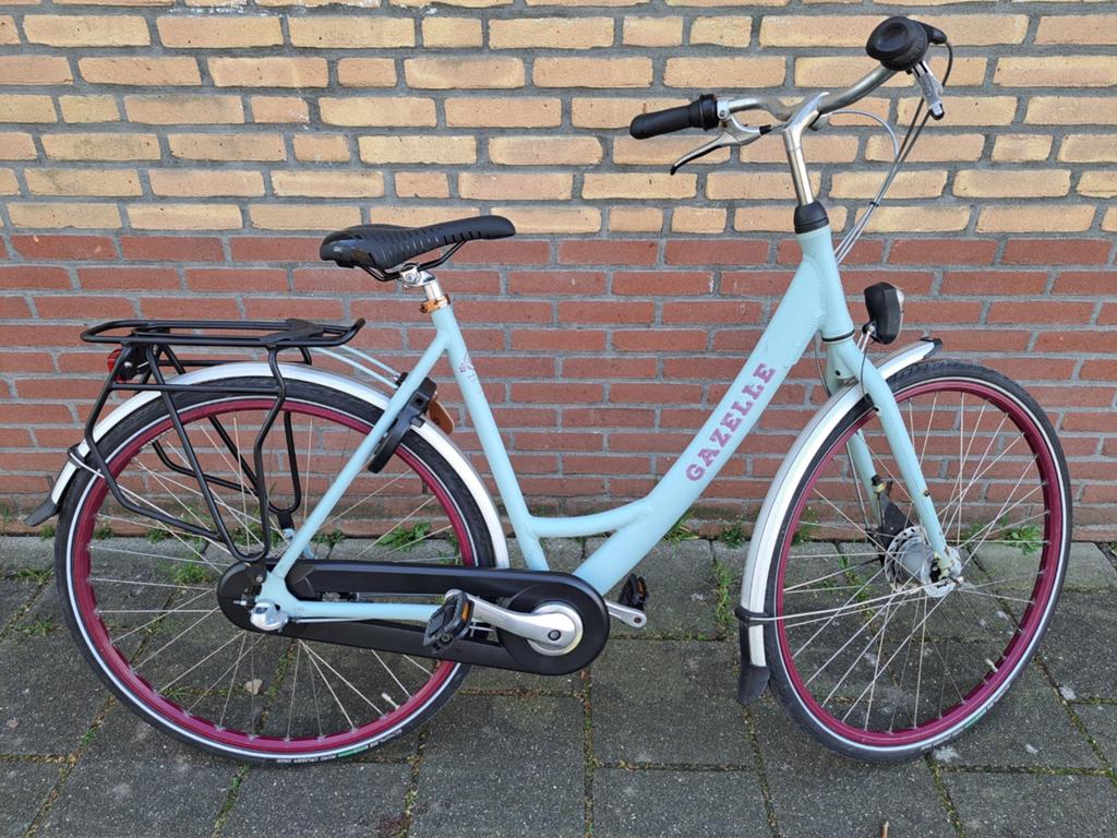 Gazelle Esprit damesfiets, 3 versnellingen, nieuwe banden., Fietsen en Brommers, Fietsen | Dames | Damesfietsen, Ophalen, Versnellingen