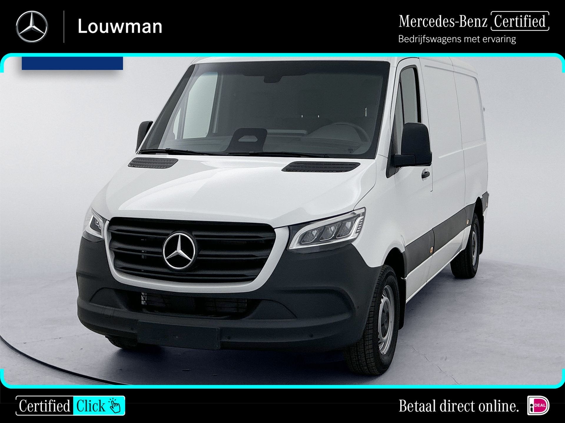 Mercedes-Benz Sprinter 319 CDI L2H1 Pro Led Trekhaak 3500kg, Auto's, Automaat, Gebruikt, Euro 6, 2000 kg