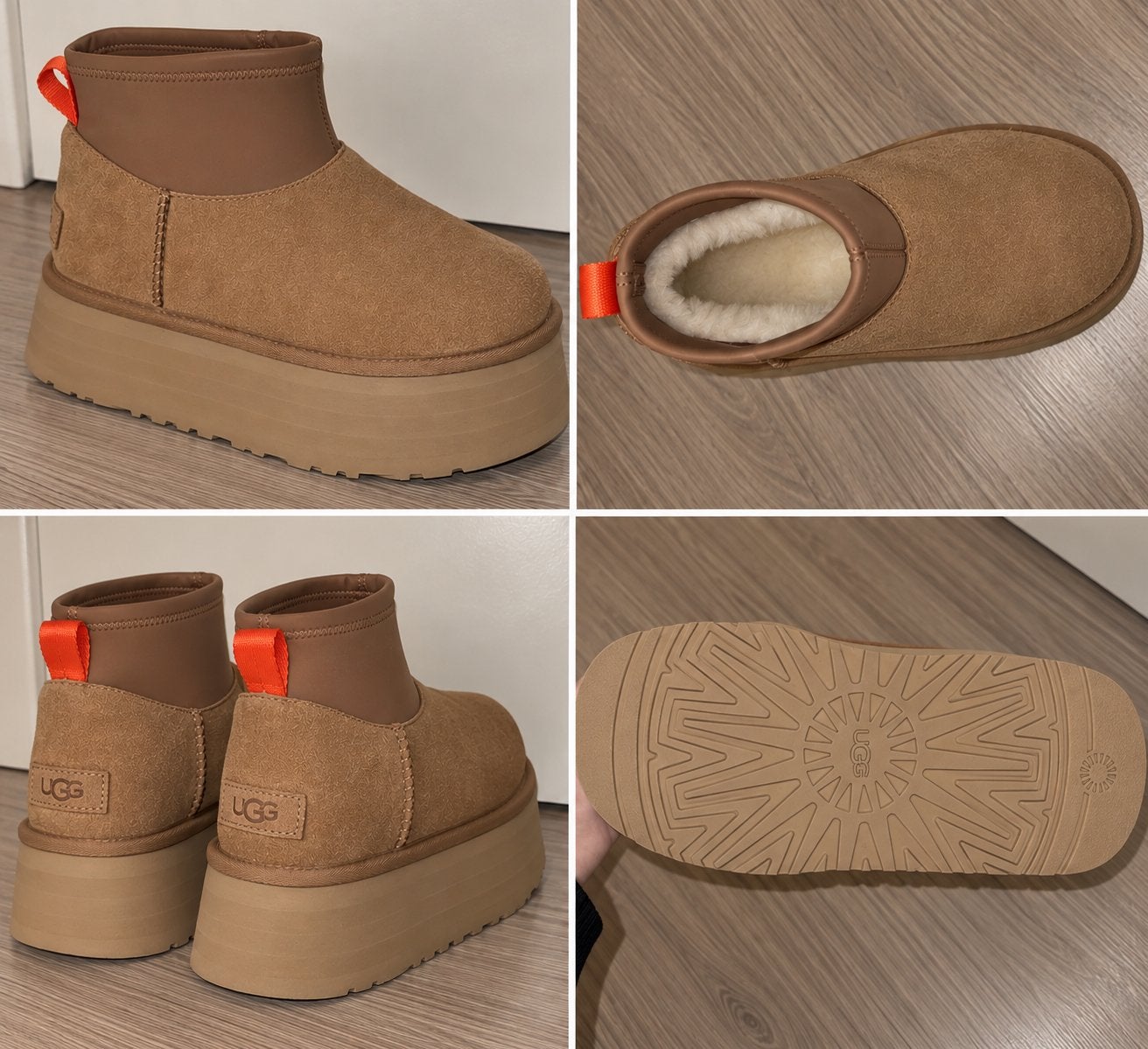 Nieuwe UGG platform laarzen maat 40, Kleding | Dames, Ophalen of Verzenden, Nieuw, Bruin, Lage of Enkellaarzen