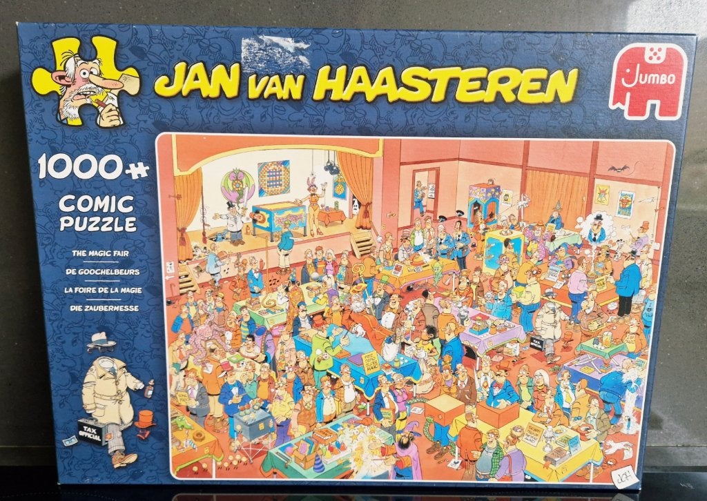 Jan van Haasteren puzzel 1000st kopen of ruilen, Ophalen, 500 t/m 1500 stukjes, Gebruikt, Legpuzzel