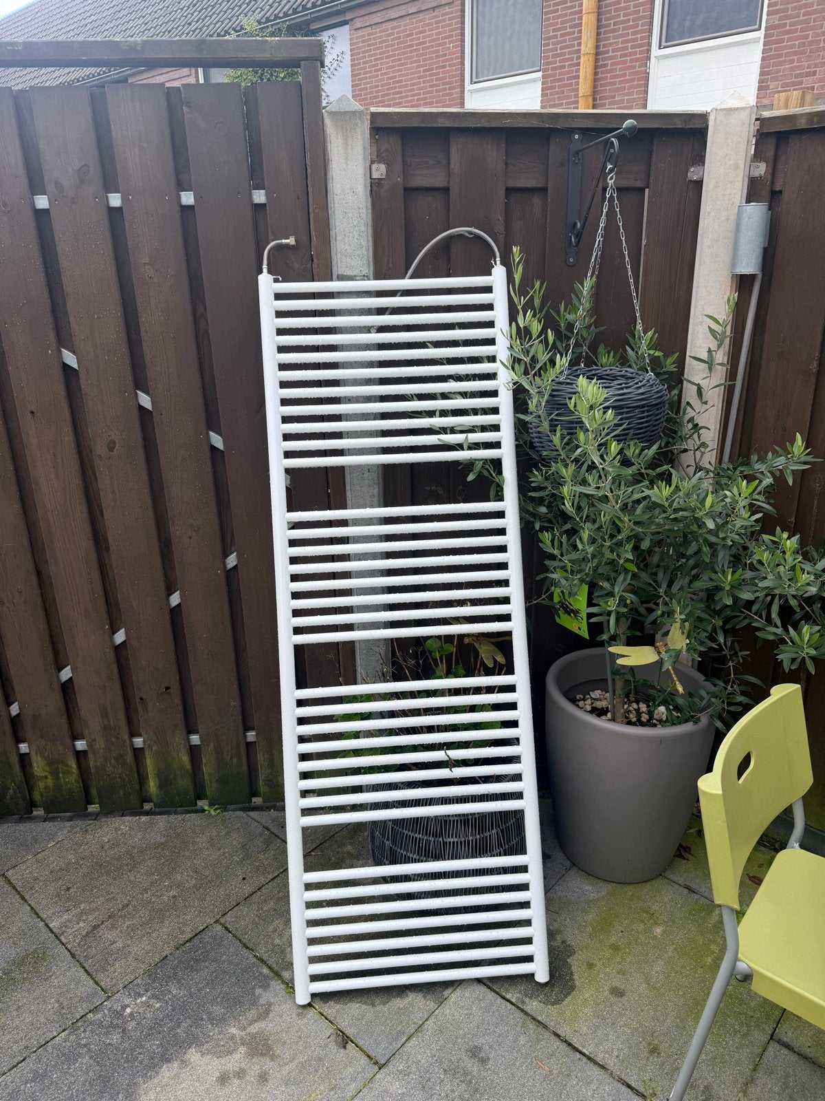 Witte designradiator 170 x 60 cm voor badkamer of toilet, Ophalen, Radiator, 60 tot 150 cm, 80 cm of meer