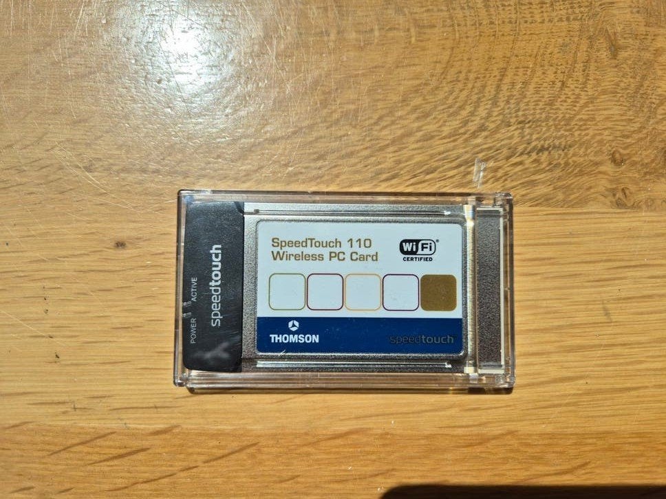 Thomson SpeedTouch 110 Wireless PC Card WiFi Computerkaart, Ophalen of Verzenden, Nieuw