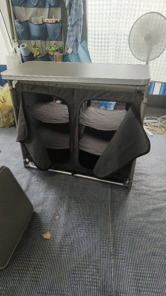 Obelink Campingkast met 2 vakken en draagtas, Caravans en Kamperen, Kampeeraccessoires, Ophalen, Gebruikt