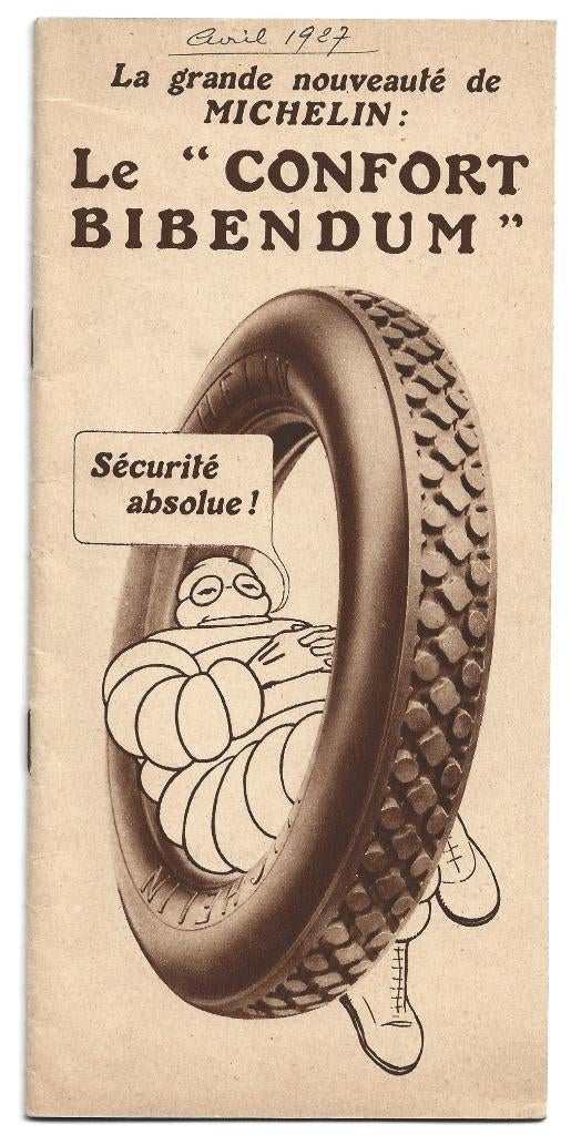 Bibendum Michelin brochure band banden 1927, Ophalen of Verzenden, Zo goed als nieuw, Overige merken