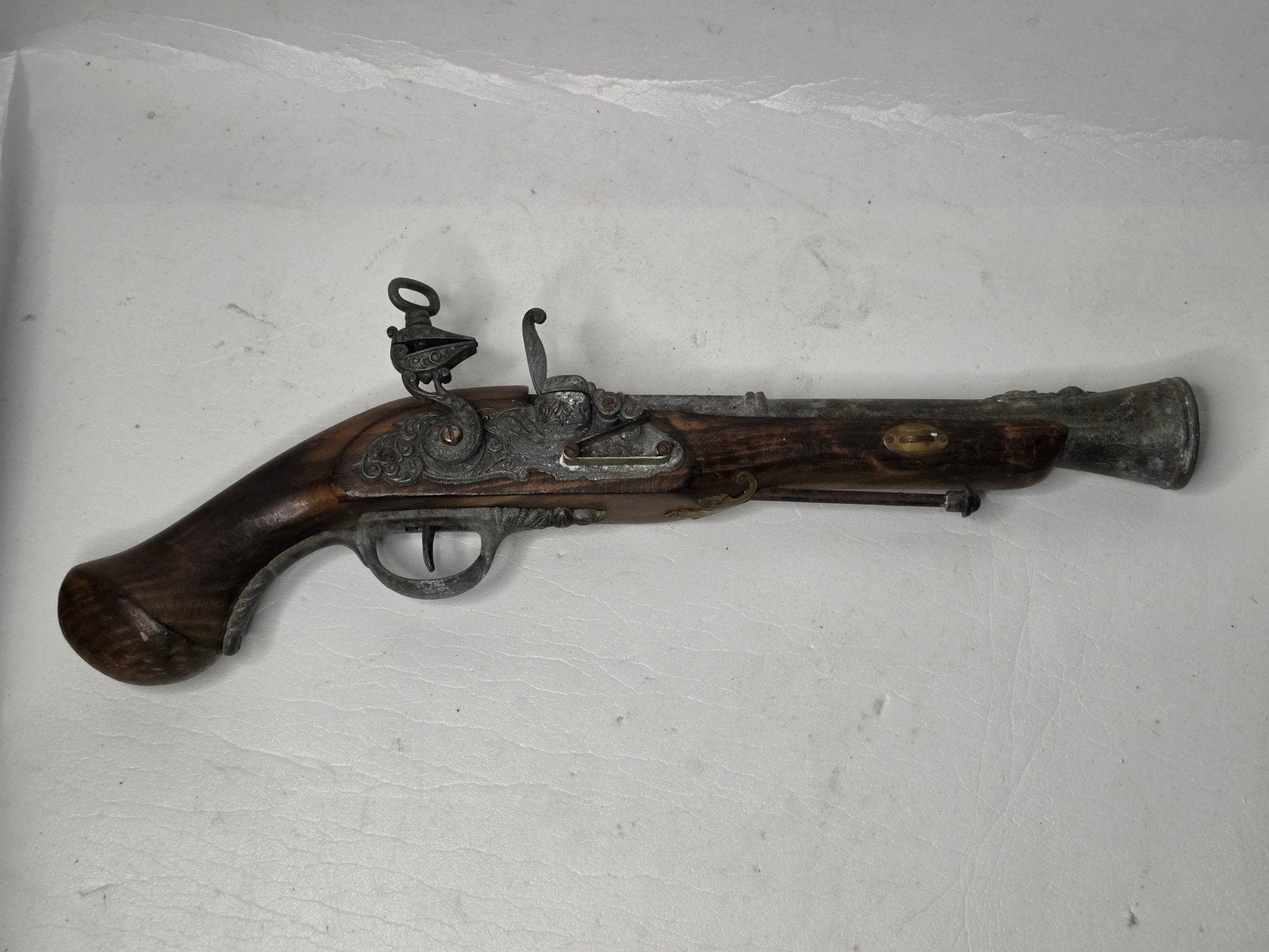 Stunning unique flintlock replica - 43cm vintage-style, Ophalen, Landmacht