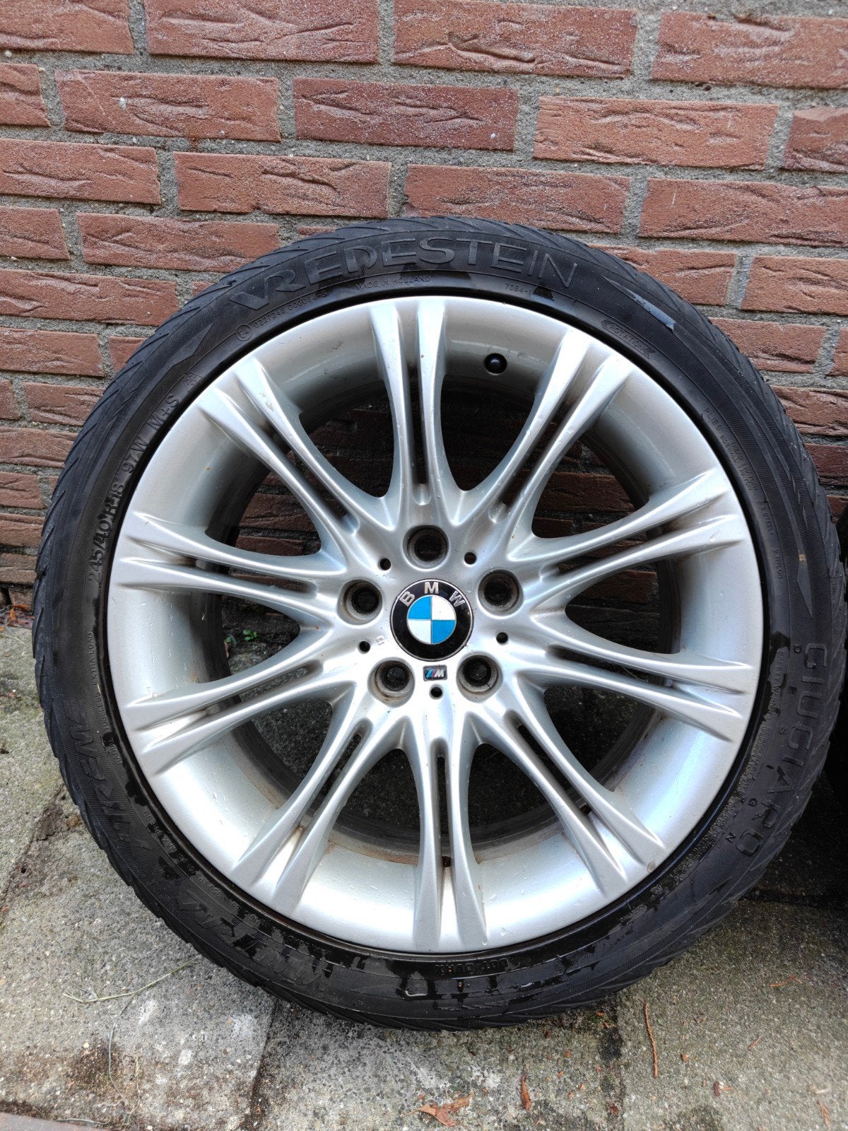 Bmw E60 18 inch M velgen style 135 winter origineel, Ophalen, 18 inch, Banden en Velgen, Winterbanden