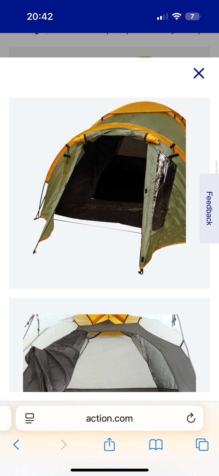 3 persoons tent zo goed als nieuw, Ophalen of Verzenden, Zo goed als nieuw